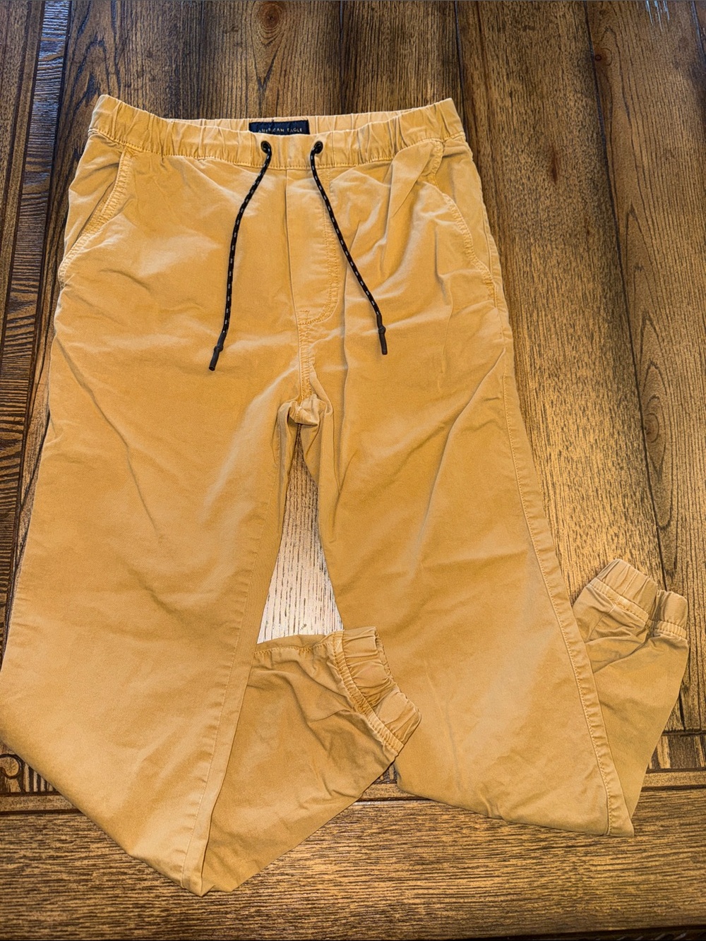 American Eagle Outfitters Men's Tan Drawstring Chinos